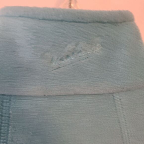 Woolrich Aqua Blue Fleece Zip Front Jacket - Picture 8 of 13